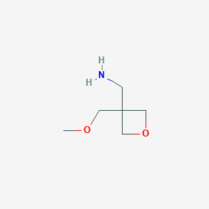molecular formula C6H13NO2 B2771057 [3-(Methoxymethyl)oxetan-3-yl]methanamine CAS No. 1557736-59-0