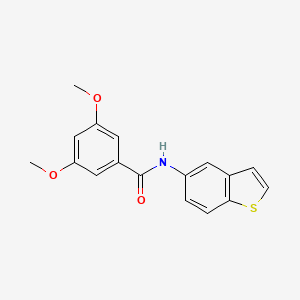 molecular formula C17H15NO3S B2771072 N-(1-benzothiophen-5-yl)-3,5-dimethoxybenzamide CAS No. 477539-68-7