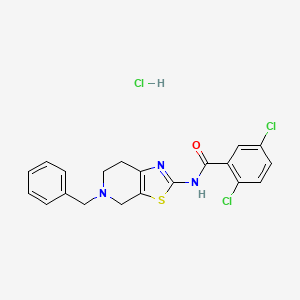 N-(5-benzyl-4,5,6,7-tetrahydrothiazolo[5,4-c]pyridin-2-yl)-2,5-dichlorobenzamide hydrochloride
