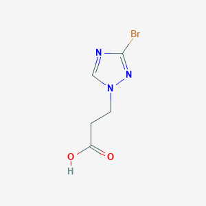 3-(3-bromo-1H-1,2,4-triazol-1-yl)propanoic acid