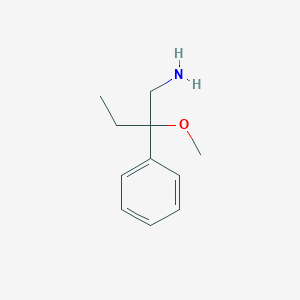 2-Methoxy-2-phenylbutan-1-amine