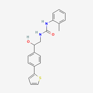 molecular formula C20H20N2O2S B2771118 1-{2-Hydroxy-2-[4-(thiophen-2-yl)phenyl]ethyl}-3-(2-methylphenyl)urea CAS No. 2380191-62-6