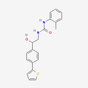 1-{2-Hydroxy-2-[4-(thiophen-2-yl)phenyl]ethyl}-3-(2-methylphenyl)urea