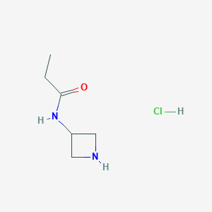 N-(azetidin-3-yl)propanamide hydrochloride