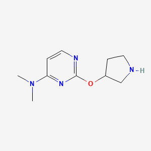N,N-dimethyl-2-(pyrrolidin-3-yloxy)pyrimidin-4-amine