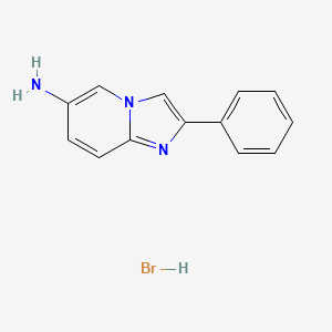 2-Phenylimidazo[1,2-a]pyridin-6-amine hydrobromide