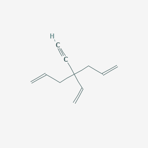 molecular formula C11H14 B027712 4-Ethynyl-4-vinyl-1,6-heptadiene CAS No. 19781-40-9