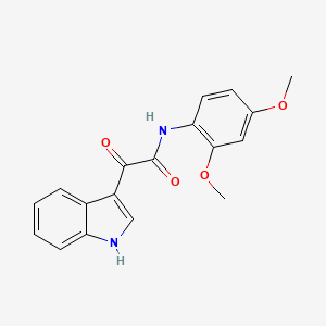 N-(2,4-dimethoxyphenyl)-2-(1H-indol-3-yl)-2-oxoacetamide