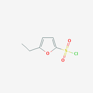 molecular formula C6H7ClO3S B2771213 5-Ethylfuran-2-sulfonyl chloride CAS No. 1307816-79-0
