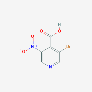 molecular formula C6H3BrN2O4 B2771230 3-Bromo-5-nitropyridine-4-carboxylic acid CAS No. 1805472-62-1