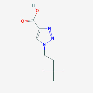 molecular formula C9H15N3O2 B2771245 1-(3,3-Dimethylbutyl)triazole-4-carboxylic acid CAS No. 1310275-78-5
