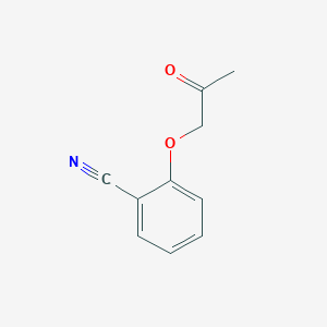 molecular formula C10H9NO2 B2771291 2-(2-Oxopropoxy)benzonitrile CAS No. 49615-91-0