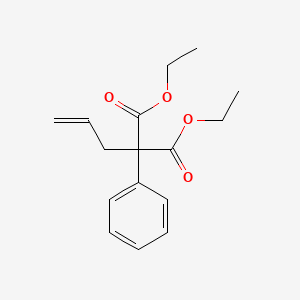 molecular formula C16H20O4 B2771355 1,3-Diethyl 2-phenyl-2-(prop-2-en-1-yl)propanedioate CAS No. 50790-26-6