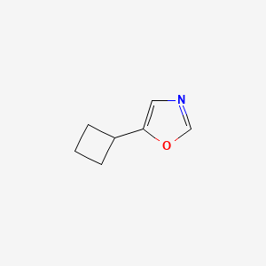 molecular formula C7H9NO B2771491 5-Cyclobutyl-1,3-oxazole CAS No. 2109553-33-3