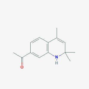 molecular formula C14H17NO B2771530 1-(2,2,4-Trimethyl-1H-quinolin-7-yl)ethanone CAS No. 1260802-06-9