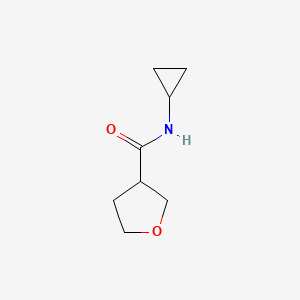 molecular formula C8H13NO2 B2771554 N-cyclopropyloxolane-3-carboxamide CAS No. 1339320-07-8