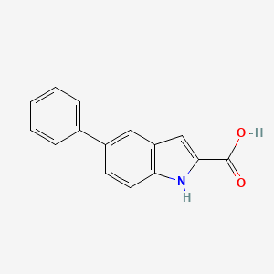molecular formula C15H11NO2 B2771625 5-Phenyl-1h-indole-2-carboxylic acid CAS No. 66616-71-5