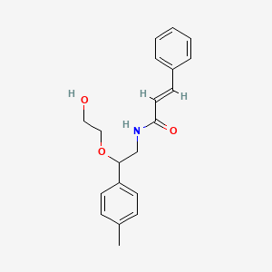 molecular formula C20H23NO3 B2771721 N-(2-(2-hydroxyethoxy)-2-(p-tolyl)ethyl)cinnamamide CAS No. 1799255-00-7