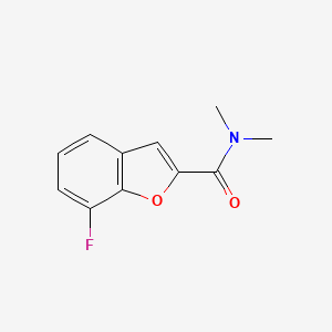 7-fluoro-N,N-dimethyl-1-benzofuran-2-carboxamide