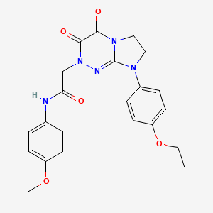 2-(8-(4-ethoxyphenyl)-3,4-dioxo-3,4,7,8-tetrahydroimidazo[2,1-c][1,2,4]triazin-2(6H)-yl)-N-(4-methoxyphenyl)acetamide