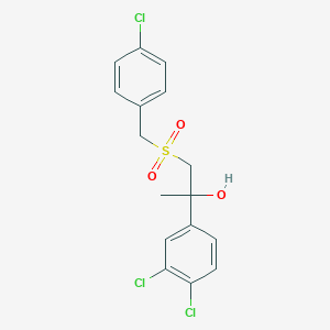 1-[(4-Chlorobenzyl)sulfonyl]-2-(3,4-dichlorophenyl)-2-propanol