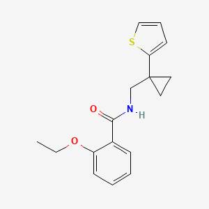2-ethoxy-N-((1-(thiophen-2-yl)cyclopropyl)methyl)benzamide