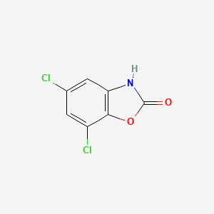 molecular formula C7H3Cl2NO2 B2771758 5,7-Dichlorobenzo[d]oxazol-2(3H)-one CAS No. 19932-89-9
