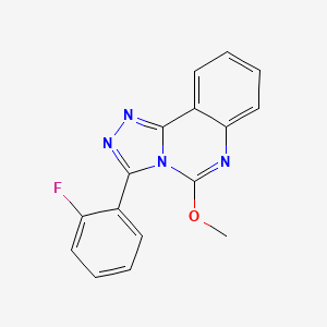 3-(2-Fluorophenyl)-5-methoxy-[1,2,4]triazolo[4,3-c]quinazoline