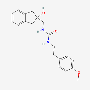1-((2-hydroxy-2,3-dihydro-1H-inden-2-yl)methyl)-3-(4-methoxyphenethyl)urea
