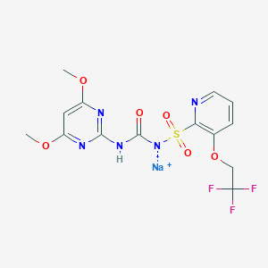 molecular formula C14H13F3N5NaO6S B027718 Trifloxysulfuron-sodium CAS No. 199119-58-9