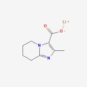 Lithium;2-methyl-5,6,7,8-tetrahydroimidazo[1,2-a]pyridine-3-carboxylate
