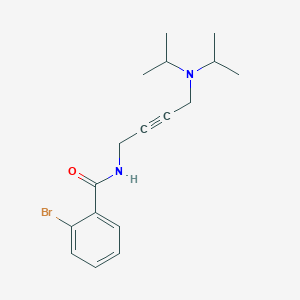 2-bromo-N-(4-(diisopropylamino)but-2-yn-1-yl)benzamide