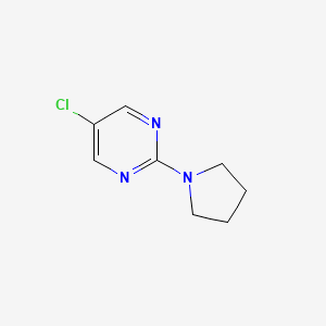 molecular formula C8H10ClN3 B2771836 5-Chloro-2-(pyrrolidin-1-yl)pyrimidine CAS No. 1882068-21-4