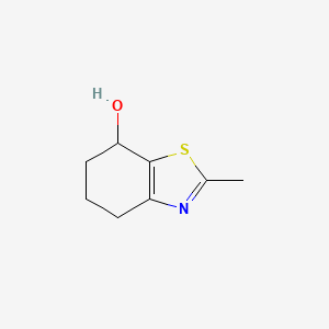 molecular formula C8H11NOS B2771839 2-Methyl-4,5,6,7-tetrahydro-1,3-benzothiazol-7-ol CAS No. 134767-55-8