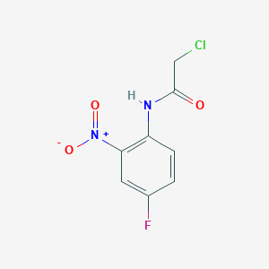 2-chloro-N-(4-fluoro-2-nitrophenyl)acetamide