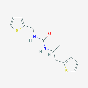 1-(1-(Thiophen-2-yl)propan-2-yl)-3-(thiophen-2-ylmethyl)urea