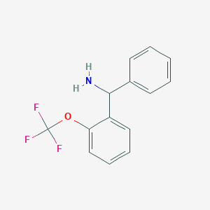 Phenyl[2-(trifluoromethoxy)phenyl]methanamine