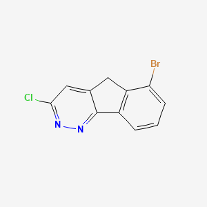 molecular formula C11H6BrClN2 B2771954 6-Bromo-3-chloro-5H-indeno[1,2-c]pyridazine CAS No. 1694781-54-8