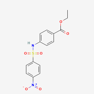 Ethyl 4-{[(4-nitrophenyl)sulfonyl]amino}benzoate