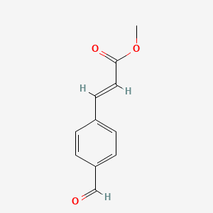 molecular formula C11H10O3 B2772065 Methyl 3-(4-formylphenyl)acrylate CAS No. 58045-41-3; 7560-50-1