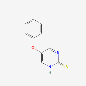 molecular formula C10H8N2OS B2772150 5-Phenoxypyrimidine-2-thiol CAS No. 540463-65-8