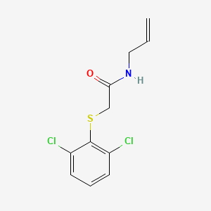 N-allyl-2-[(2,6-dichlorophenyl)sulfanyl]acetamide