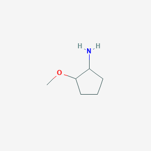 molecular formula C6H13NO B2772210 2-Methoxycyclopentan-1-amine CAS No. 954582-89-9