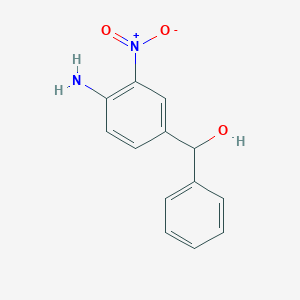 molecular formula C13H12N2O3 B2772236 (4-Amino-3-nitrophenyl)(phenyl)methanol CAS No. 115577-76-9