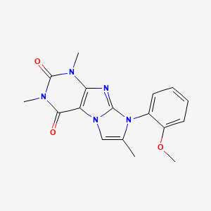 8-(2-methoxyphenyl)-1,3,7-trimethyl-1H-imidazo[2,1-f]purine-2,4(3H,8H)-dione