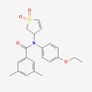 N-(1,1-dioxido-2,3-dihydrothien-3-yl)-N-(4-ethoxyphenyl)-3,5-dimethylbenzamide