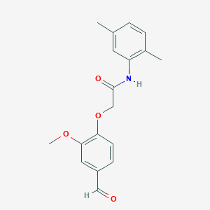 N-(2,5-dimethylphenyl)-2-(4-formyl-2-methoxyphenoxy)acetamide
