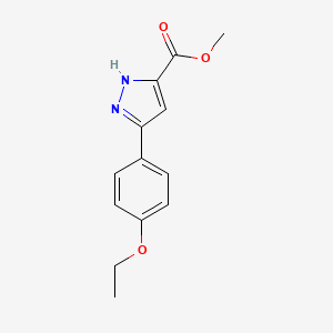 methyl 3-(4-ethoxyphenyl)-1H-pyrazole-5-carboxylate