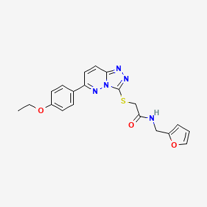 2-((6-(4-ethoxyphenyl)-[1,2,4]triazolo[4,3-b]pyridazin-3-yl)thio)-N-(furan-2-ylmethyl)acetamide