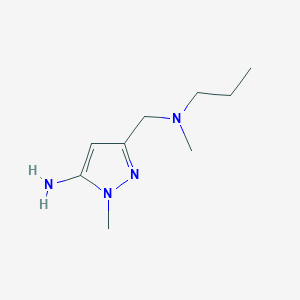 1-methyl-3-{[methyl(propyl)amino]methyl}-1H-pyrazol-5-amine